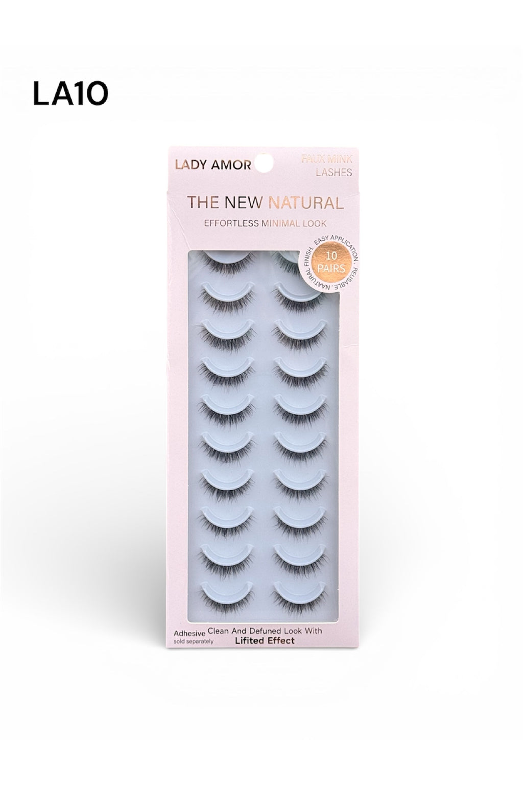 Lady Amor Premium 3D False Eyelashes LA 10