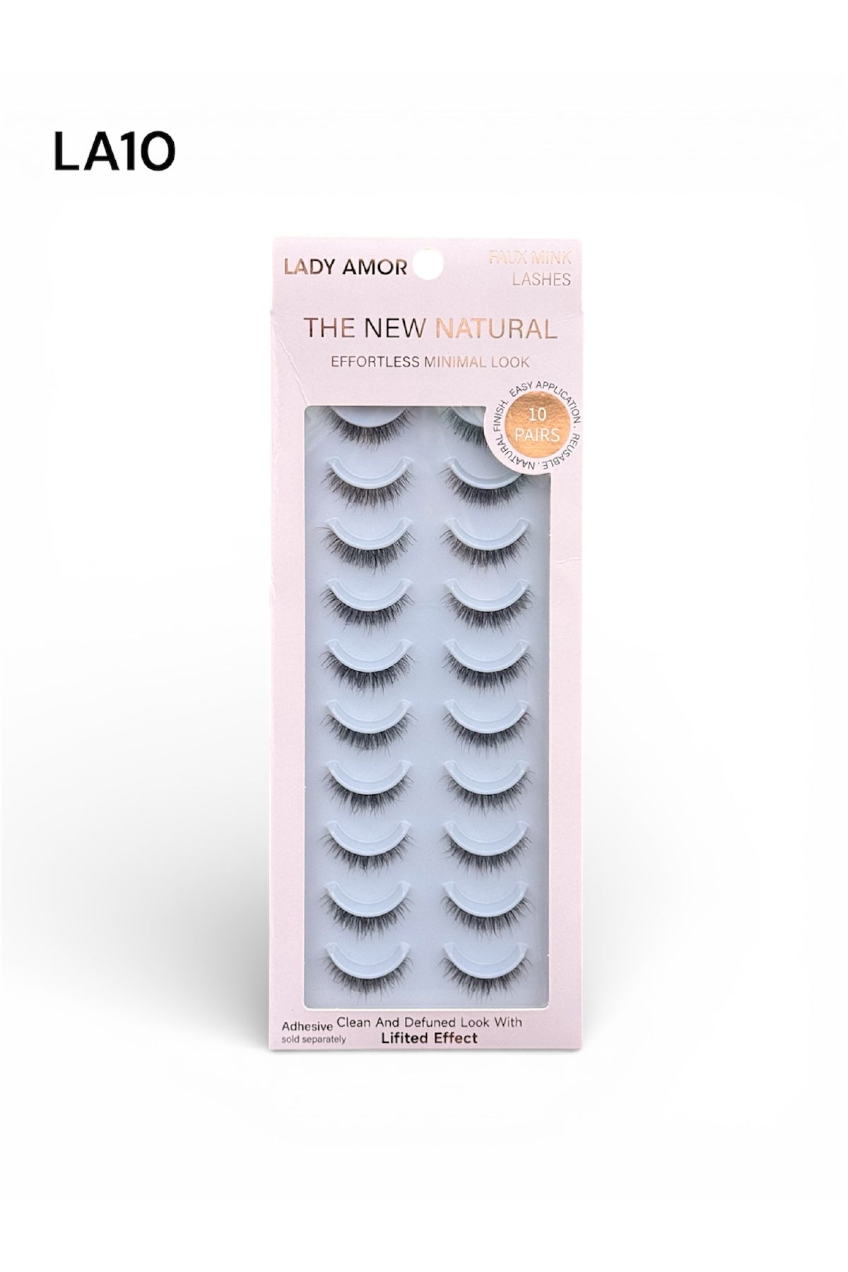 Lady Amor Premium 3D False Eyelashes LA 10