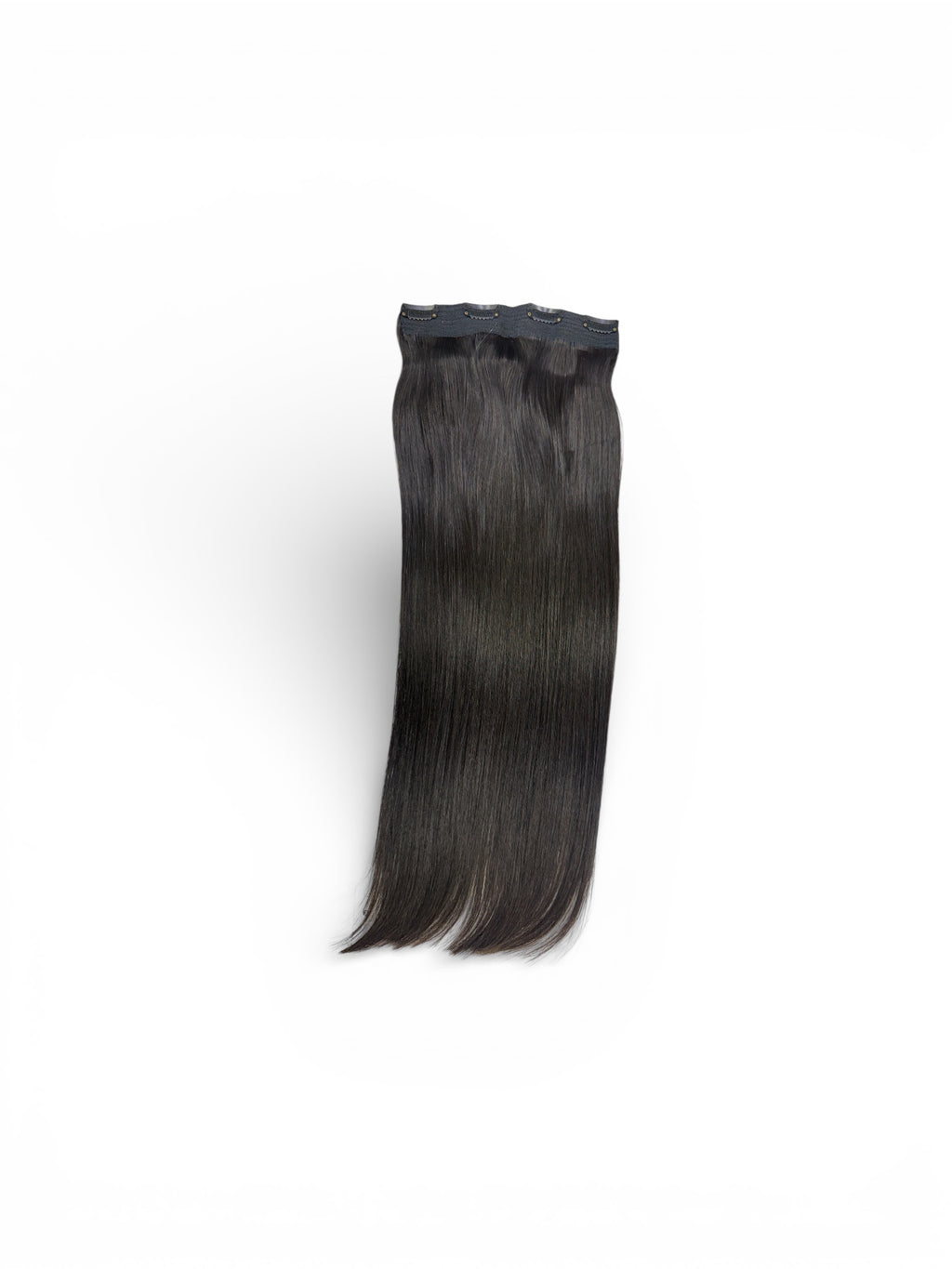 5 Clip-In Human Hair Extension Natural Brown