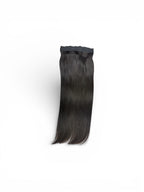 5 Clip-In Human Hair Extension Natural Brown