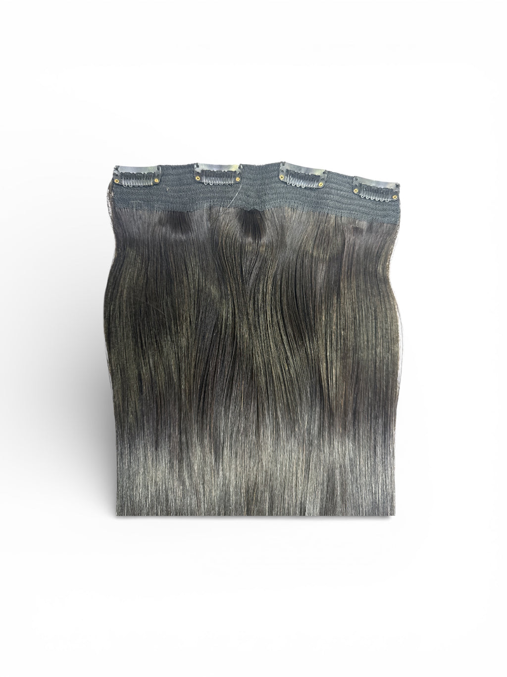 5 Clip-In Human Hair Extension Natural Brown