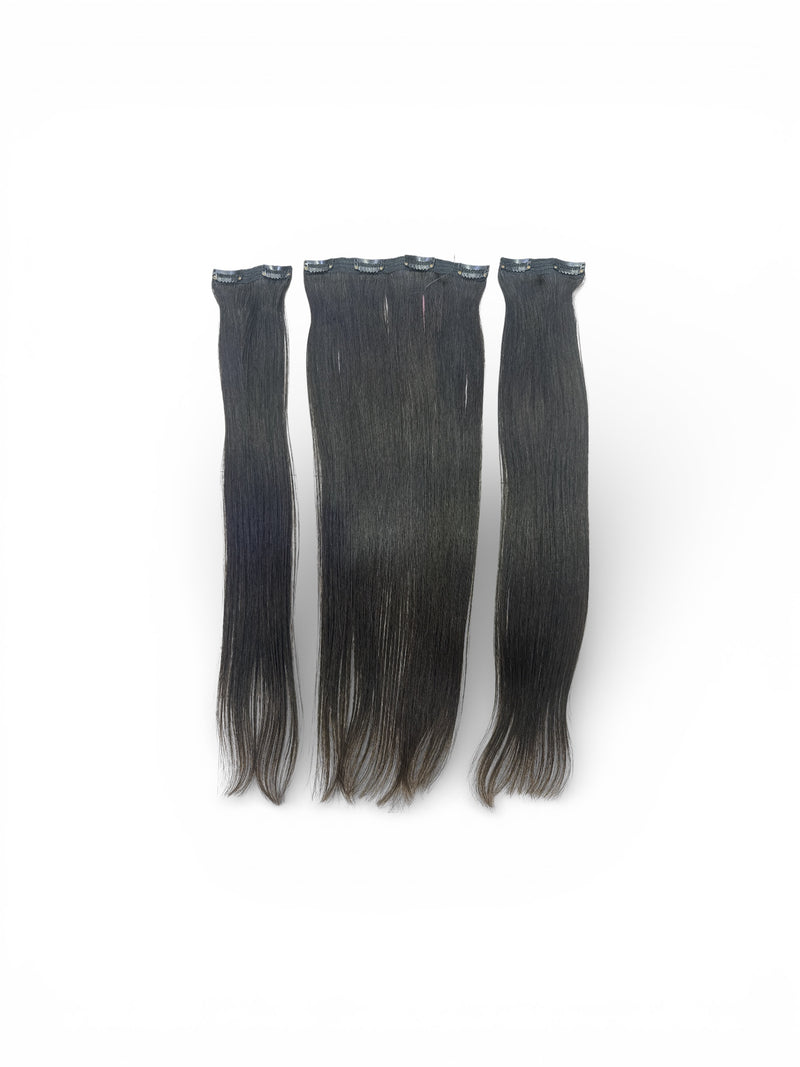 3 Clip-In Set Extension Human Hair 100gm