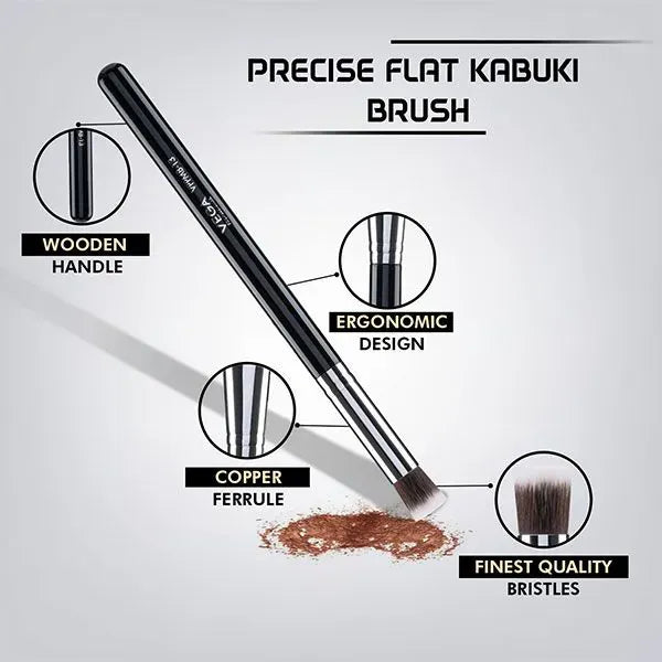 Precise Flat Kabuki Brush