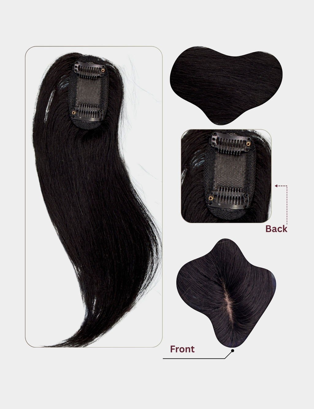 Silk Base Topper Human Hair