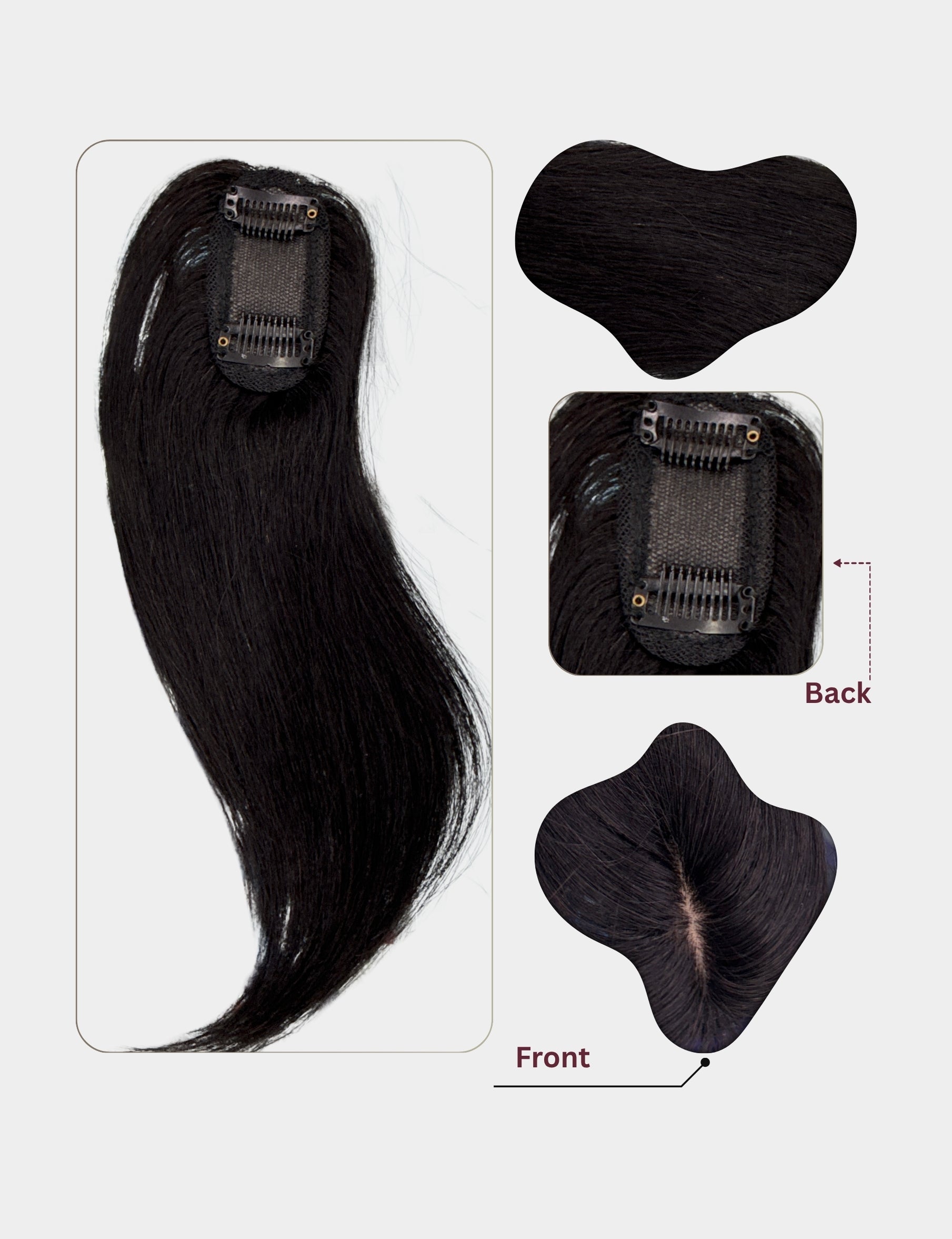 Silk Base Topper Human Hair