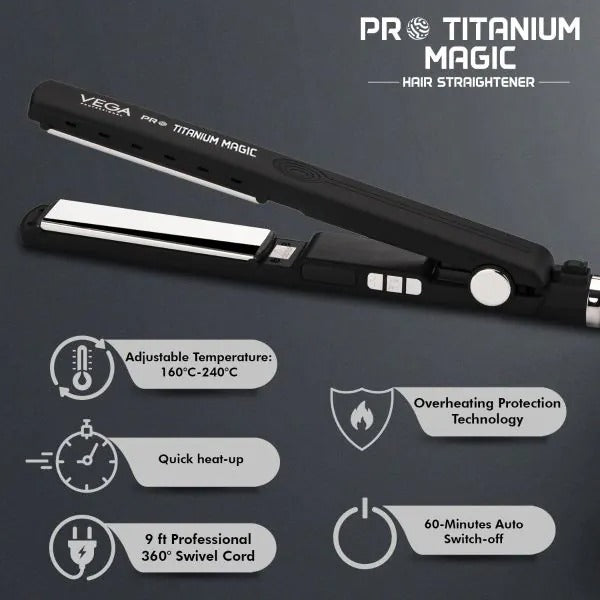VEGA Pro Titanium Magic Straightener