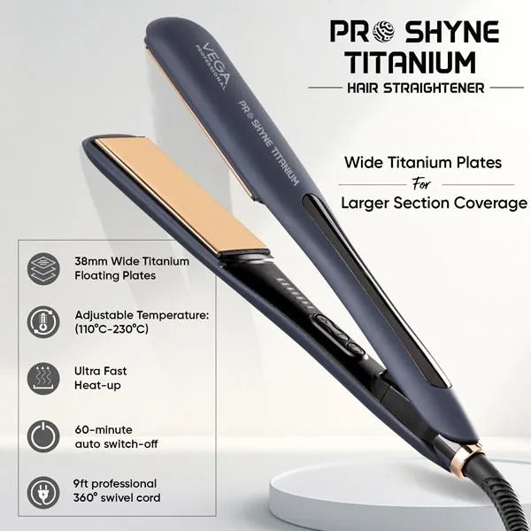 VEGA Pro Shyne Titanium Straightener