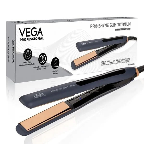 VEGA Pro Shyne Slim Titanium Straightener