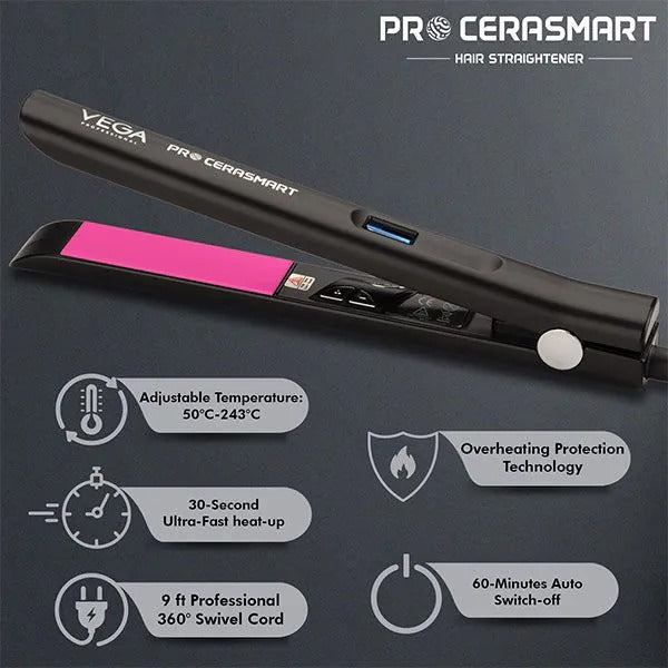 VEGA Pro Cera Smart Straightener
