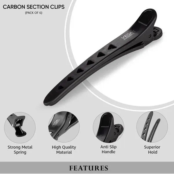VEGA Carbon Section Clips (Pack of 6)