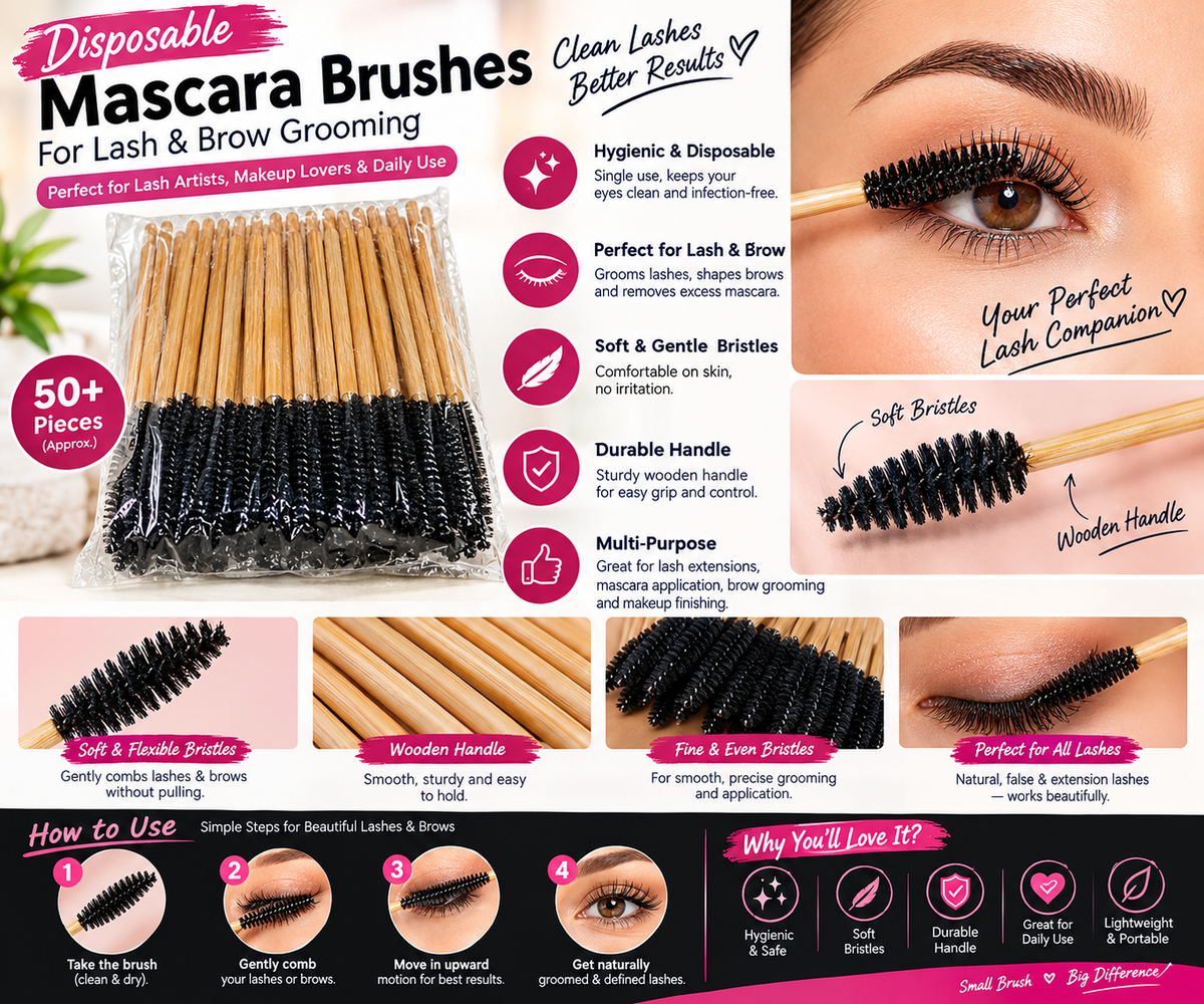 Maskara Brush 50 Pcs