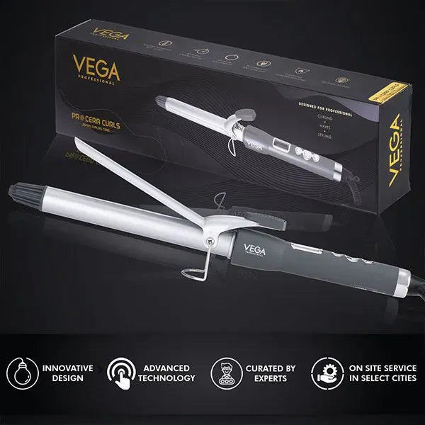 VEGA Pro Cera Curls 25mm Curling Tong