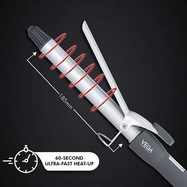 VEGA Pro Cera Curls 25mm Curling Tong