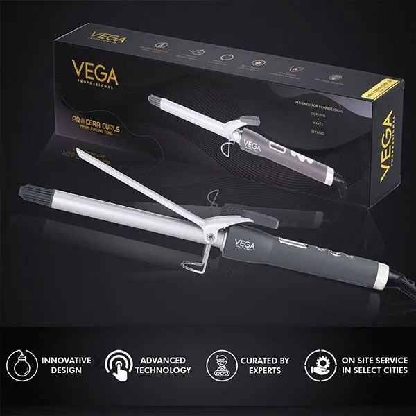 VEGA Pro Cera Curls 19mm Curling Tong