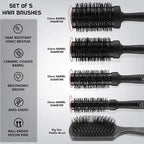 Carbon Dry Hair Brush Kit