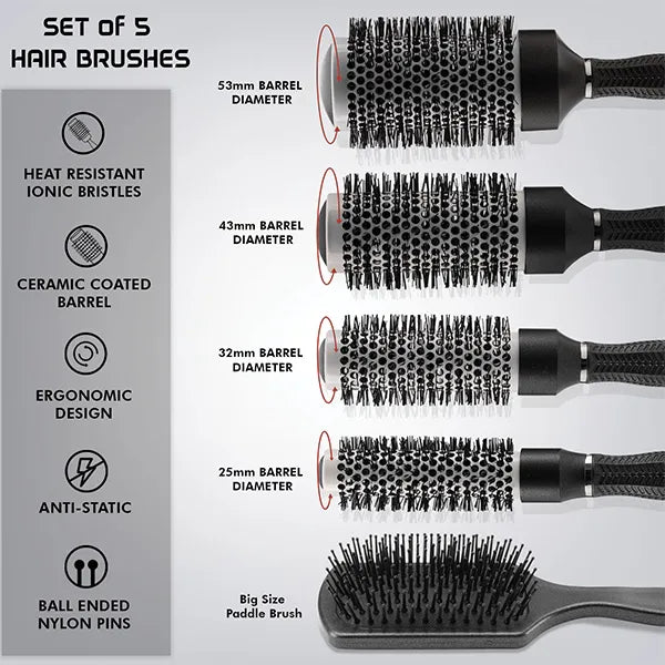 Ceramix Shine Hair Brush Kit