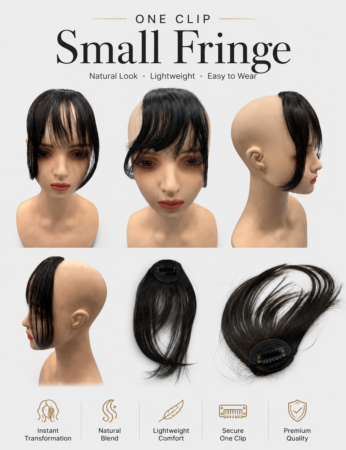 One Clip Small Fringe