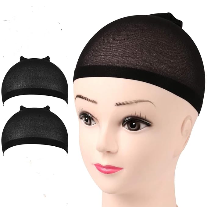 Black Wig Cap