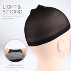 Black Wig Cap